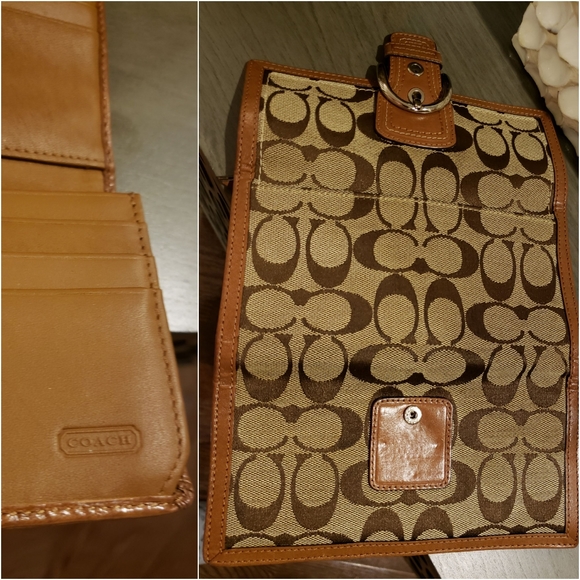 **SOLD** Coach Signature Hobo Khaki Brown Handbag and Wallet - Picture 12 of 12